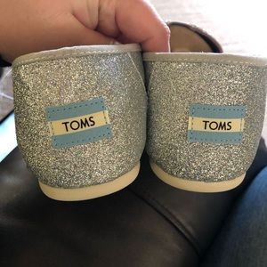 NWT TOMS Silver Shoes Limited Edition